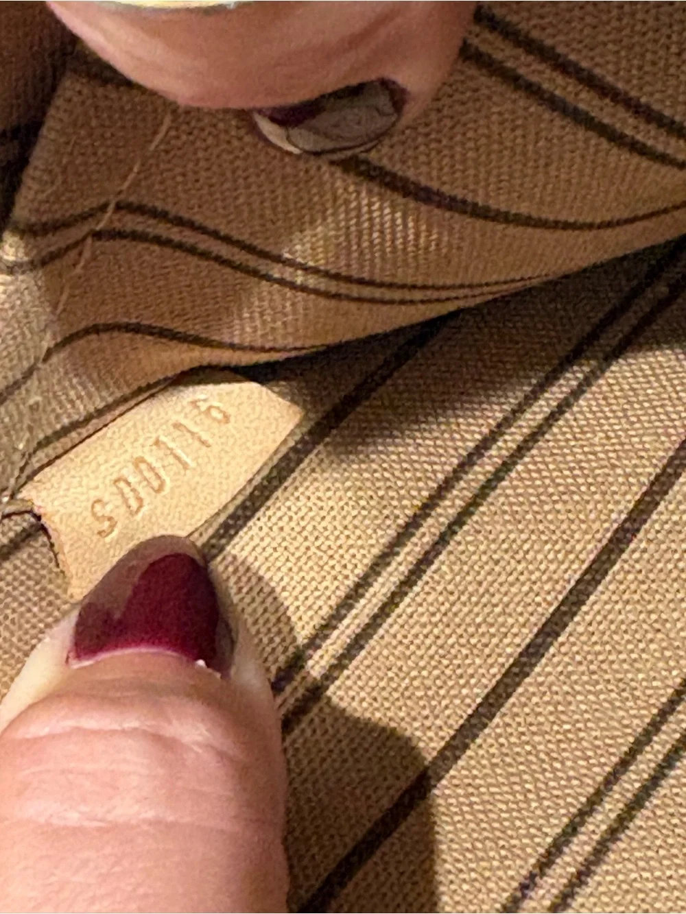 Louis Vuitton Monogram Canvas Wristlet Pouch in Brown and Tan